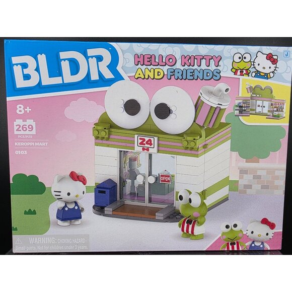 BLDR Hello Kitty and Friends Keroppi Mart 0103 269pcs Jazwares Building Set - Picture 1 of 7